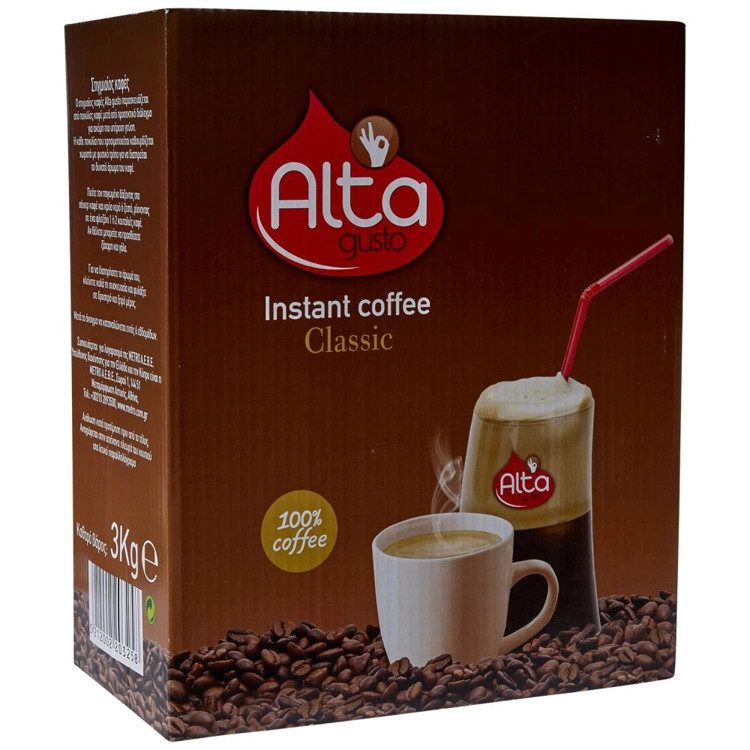 ALTA Gusto στιγμιαίος καφές 3kg – Καφέδες