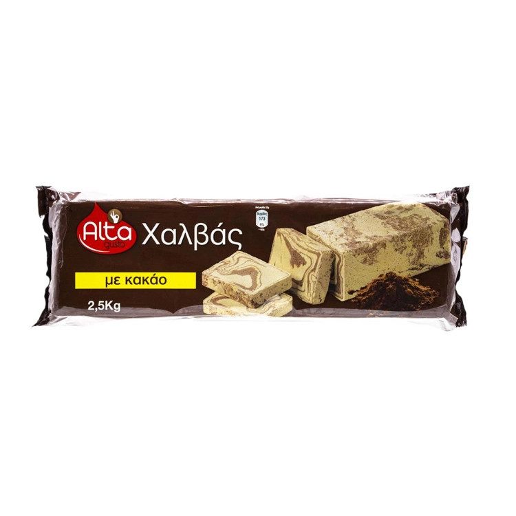 ALTA Gusto χαλβάς κακάο 2,5kg – Παραδοσιακά Γλυκά