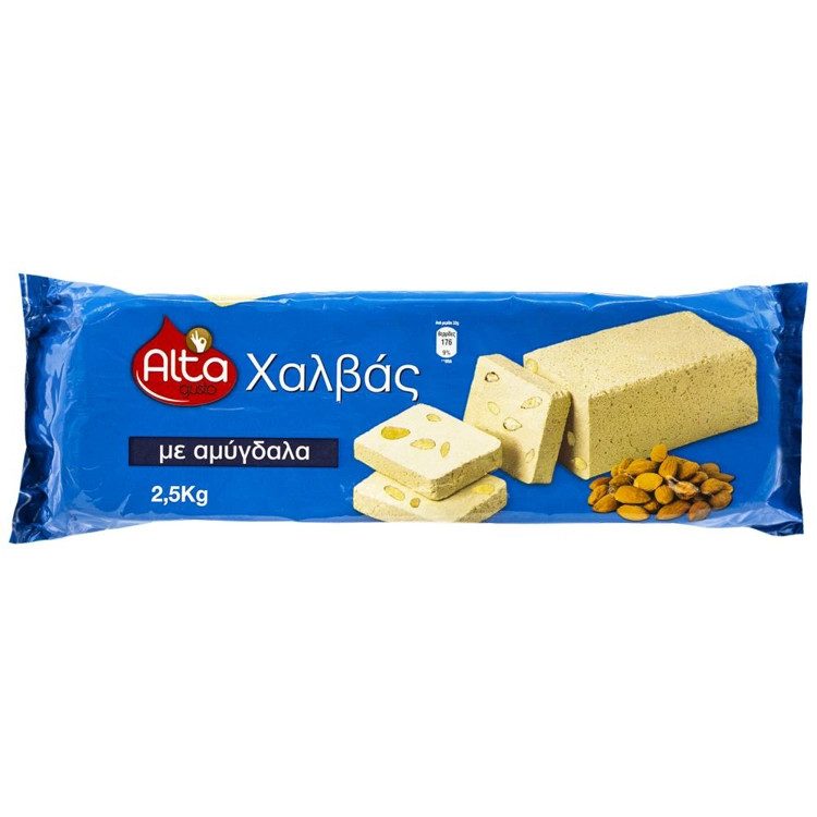 ALTA Gusto χαλβάς αμύγδαλο 2,5kg – Παραδοσιακά Γλυκά