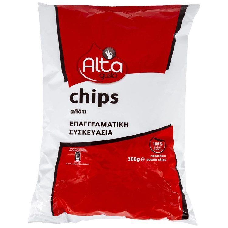 ALTA Gusto πατατάκια με αλάτι 300gr