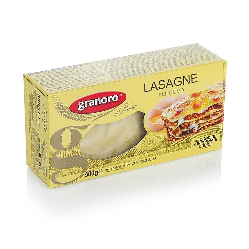 GRANORO λαζάνια με αυγό 500gr – Ζυμαρικά