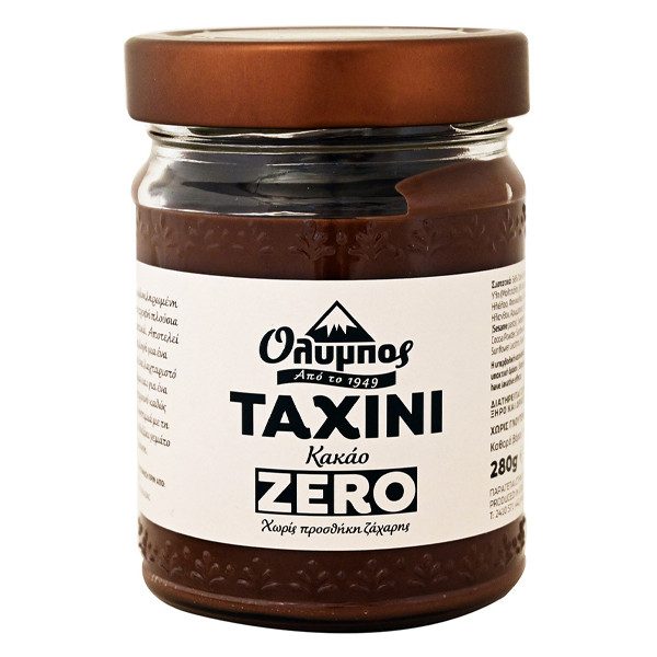 ΟΛΥΜΠΟΣ ταχίνι με κακάο χωρίς ζάχαρη 280gr – Όλυμπος – Είδη Επάλειψης