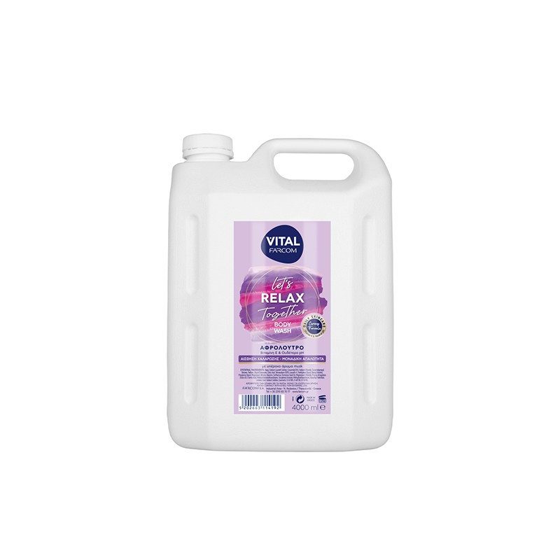 FARCOM Vital αφρόλουτρο relax 4lt – Αφρόλουτρα