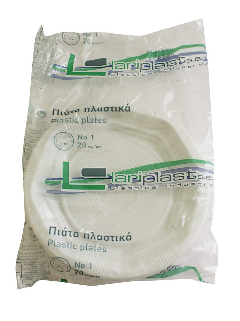 LARIPLAST πιάτα επαναχρησιμοποιούμενα 14cm 20τεμ – Πιάτα μιας Χρήσης (Χονδρική)