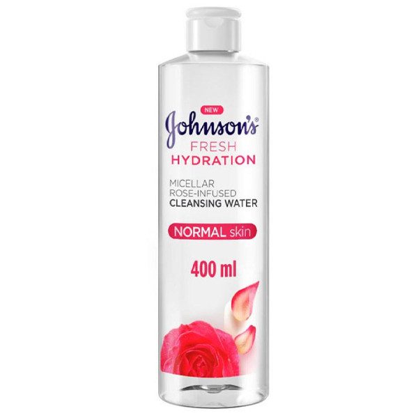 JOHNSON'S νερό καθαρισμού με ροδόνερο 400ml – Καθαριστικά Προσώπου