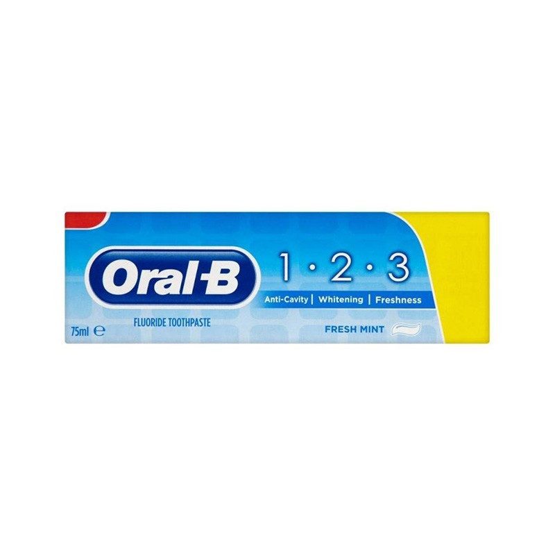 ORAL-B οδοντόκρεμα 1-2-3 με μέντα 75ml – Οδοντόκρεμες