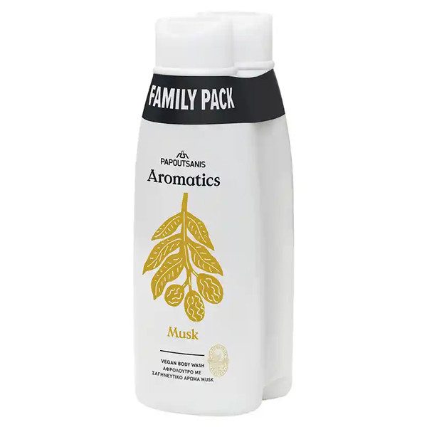 ΠΑΠΟΥΤΣΑΝΗΣ Aromatics αφρόλουτρο musk 2x650ml – Παπουτσάνης – Αφρόλουτρα