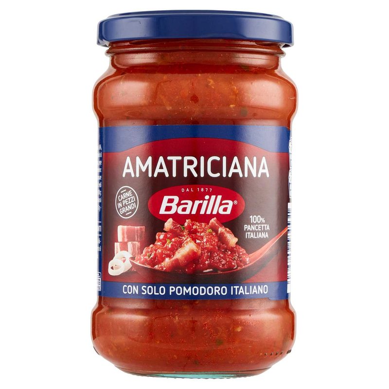 BARILLA σάλτσα ζυμαρικών Sugo Amatriciana 300gr – Σάλτσες και Dressings
