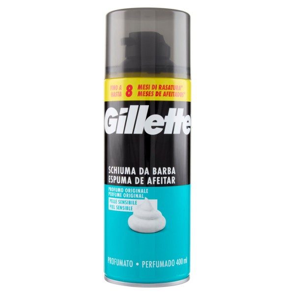 GILLETTE αφρός ξυρίσματος για ευαίσθητες επιδερμίδες 400ml – Αφροί και Gel Ξυρίσματος
