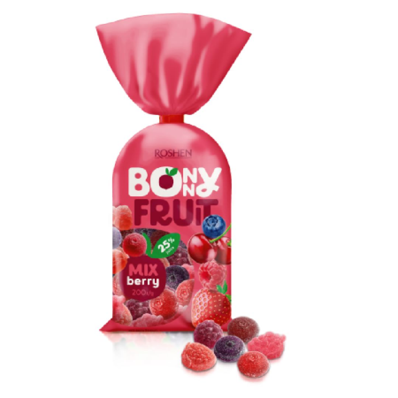 ROSHEN καραμέλες bony fruit jelly berry mix 200gr – Καραμέλες, Γλειφιτζούρια και Τσίχλες