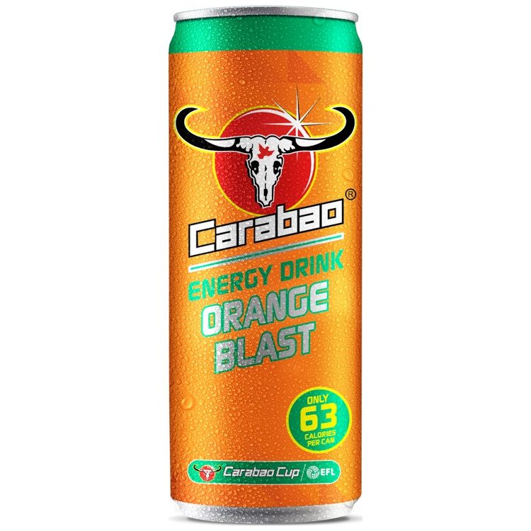 CARABAO ενεργειακό ποτό orange blast 330ml – Αναψυκτικά