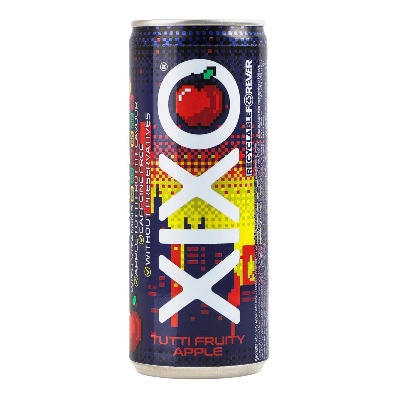 XIXO αναψυκτικό tutti fruity με μήλο 250ml – Αναψυκτικά