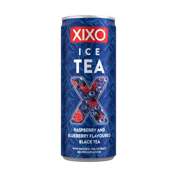 XIXO κρύο τσάι με raspberry και blueberry 250ml – Αναψυκτικά