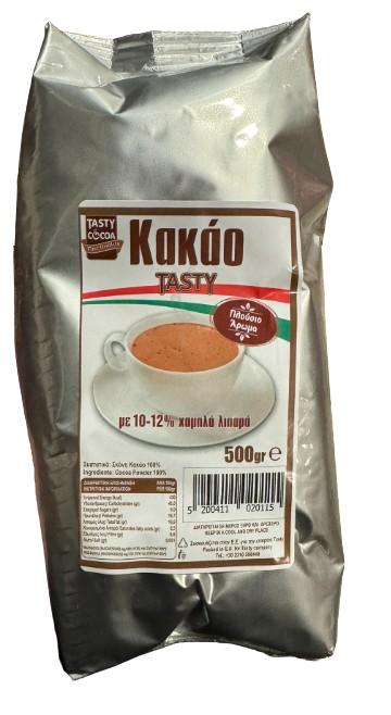 TASTY κακάο σε σκόνη 500gr – Ροφήματα