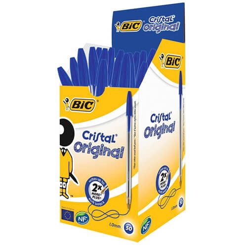 BIC στυλό Cristal Original μπλε 50τεμ
