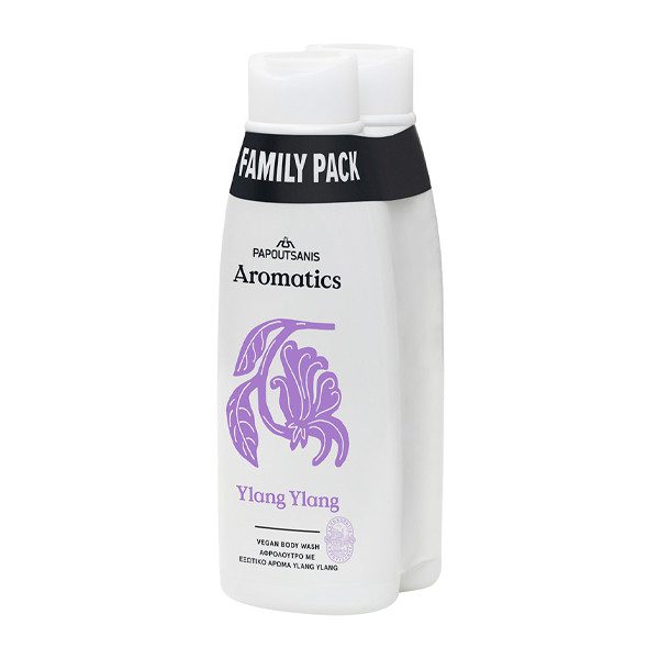 ΠΑΠΟΥΤΣΑΝΗΣ Aromatics αφρόλουτρο ylang ylang 2x650ml – Παπουτσάνης – Αφρόλουτρα