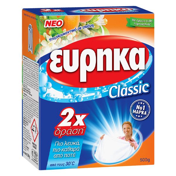 ΕΥΡΗΚΑ υπερλευκαντικό 500gr – Εύρηκα – Ενισχυτικά Πλύσης