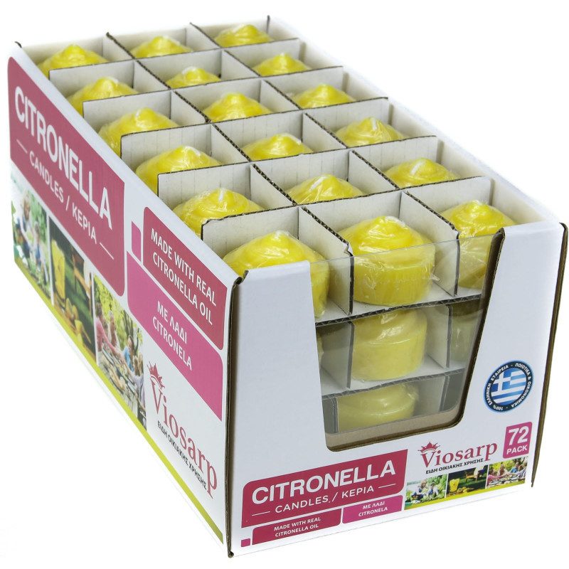 VIOSARP κερί citronella για τα κουνούπια 28gr – Εντομοκτόνα και Εντομοαπωθητικά Χώρου