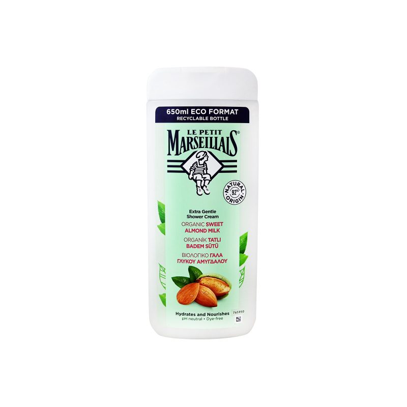 LE PETIT MARSEILLAIS αφρόλουτρο γάλα αμυγδάλου 650ml – Αφρόλουτρα
