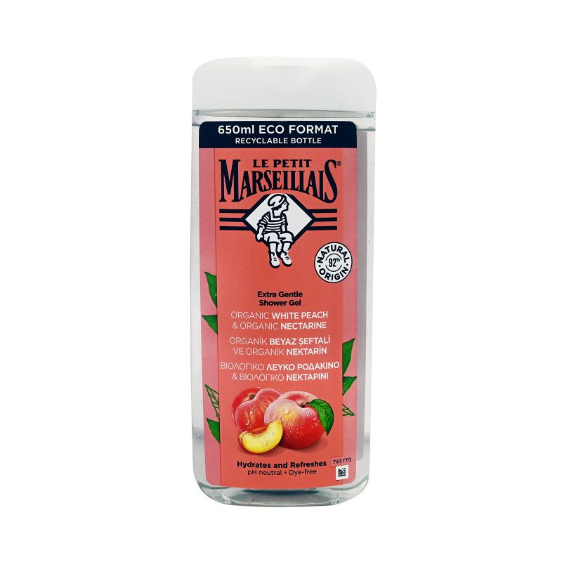 LE PETIT MARSEILLAIS αφρόλουτρο ροδάκινο και νεκταρίνι 650ml – Αφρόλουτρα