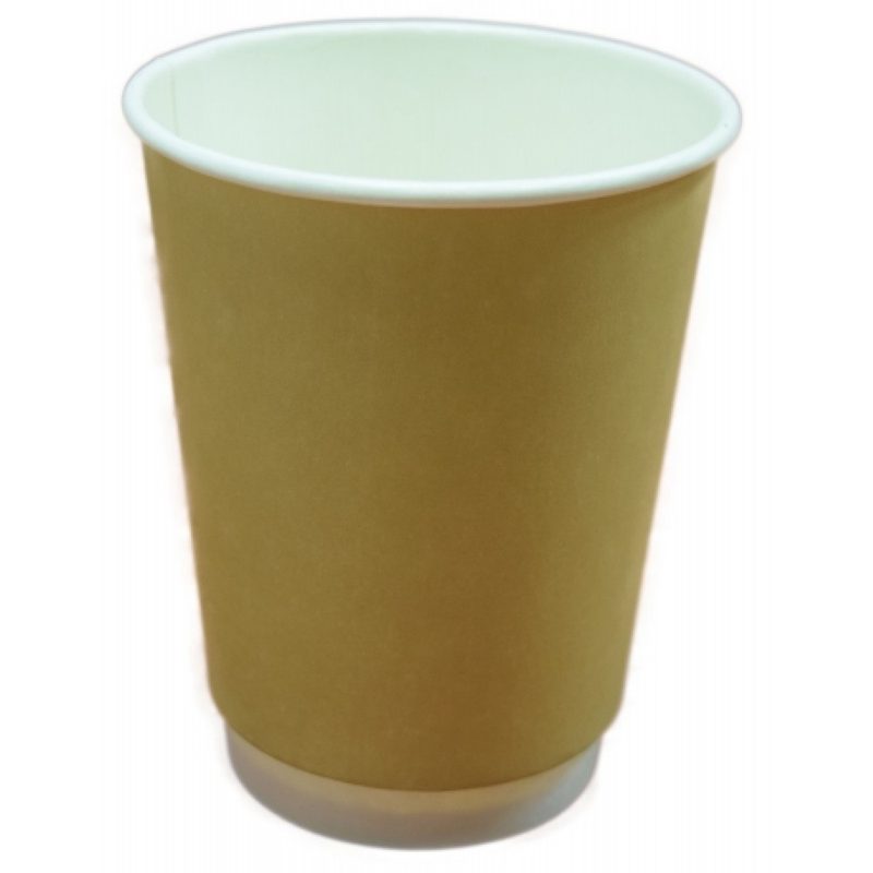 ΘΑΛΑΣΣΙΝΟΣ ποτήρι χάρτινο kraft double wall 16oz 25τεμ – Θαλασσινός – Ποτήρια μιας Χρήσης