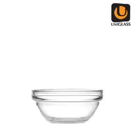 UNIGLASS μπωλ γυάλινο 120mm 6τεμ 44819 – Μπωλ Σερβιρίσματος