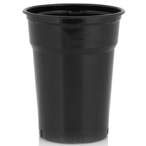 LUX PLAST ποτήρι πλαστικό freddo μαύρο No504 300ml 50τεμ – Ποτήρια μιας Χρήσης