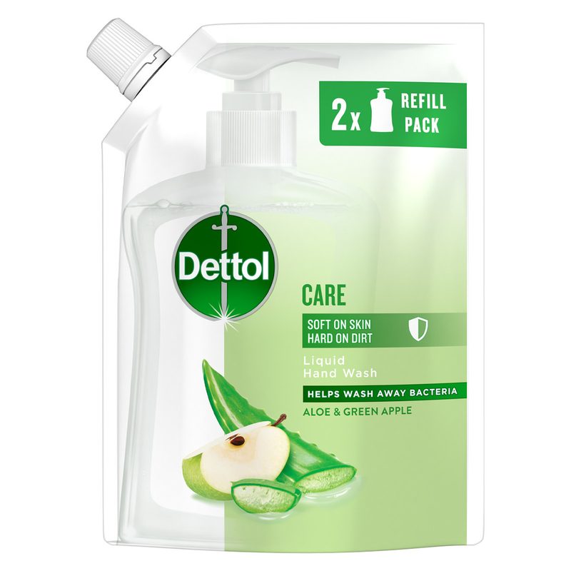 DETTOL κρεμοσάπουνο αλόη και πράσινο μήλο σακούλα 500ml – Προϊόντα Καθαρισμού Σώματος
