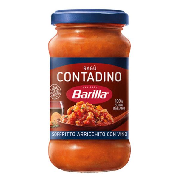 BARILLA σάλτσα ζυμαρικών Ragu Contadino 300gr – Σάλτσες και Dressings