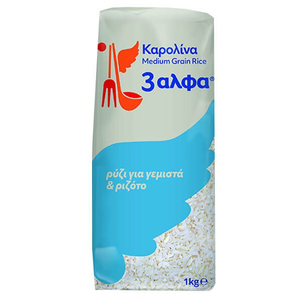 3ΑΛΦΑ ρύζι καρολίνα 1kg – 3 Άλφα