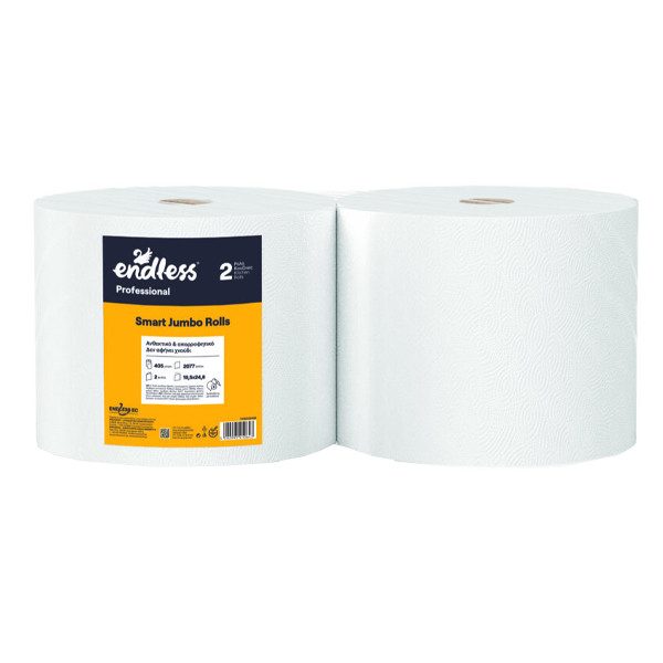 ENDLESS χαρτί κουζίνας jumbo roll βιομηχανικό 2x3,86kg – Χαρτικά (Χονδρική)