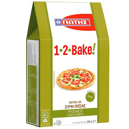 ΓΙΩΤΗΣ 1-2 bake μείγμα για ζύμη πίτσας 500gr – Γιώτης – Αλεύρι