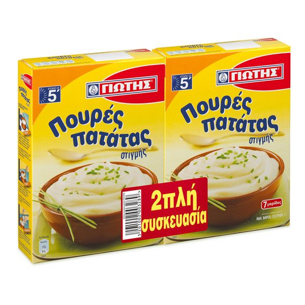 ΓΙΩΤΗΣ πουρές πατάτας 2x125gr – Γιώτης – Υλικά Μαγειρικής