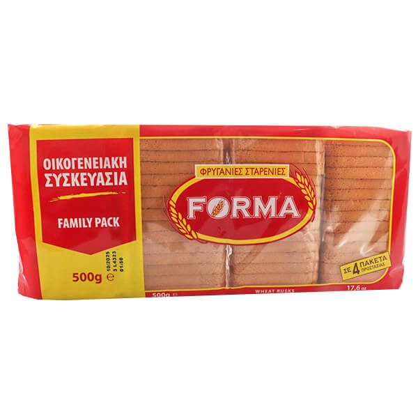 FORMA φρυγανιά σταρένια 500gr – Αρτοσκευάσματα