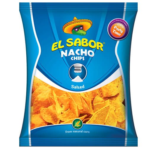 EL SABOR nacho chips αλάτι 100gr – Πατατάκια