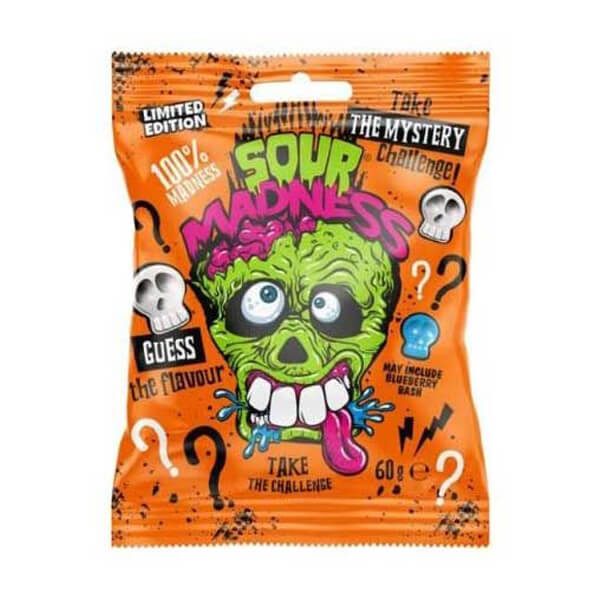 SOUR MADNESS καραμέλες mystery 60gr – Καραμέλες, Γλειφιτζούρια και Τσίχλες