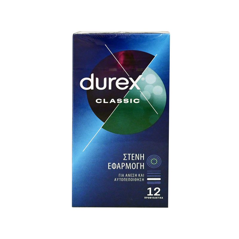 DUREX προφυλακτικά classic στενή εφαρμογή 12τεμ
