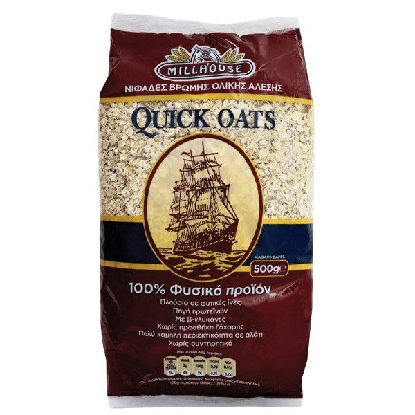 MILLHOUSE νιφάδες βρώμης 500gr – Δημητριακά