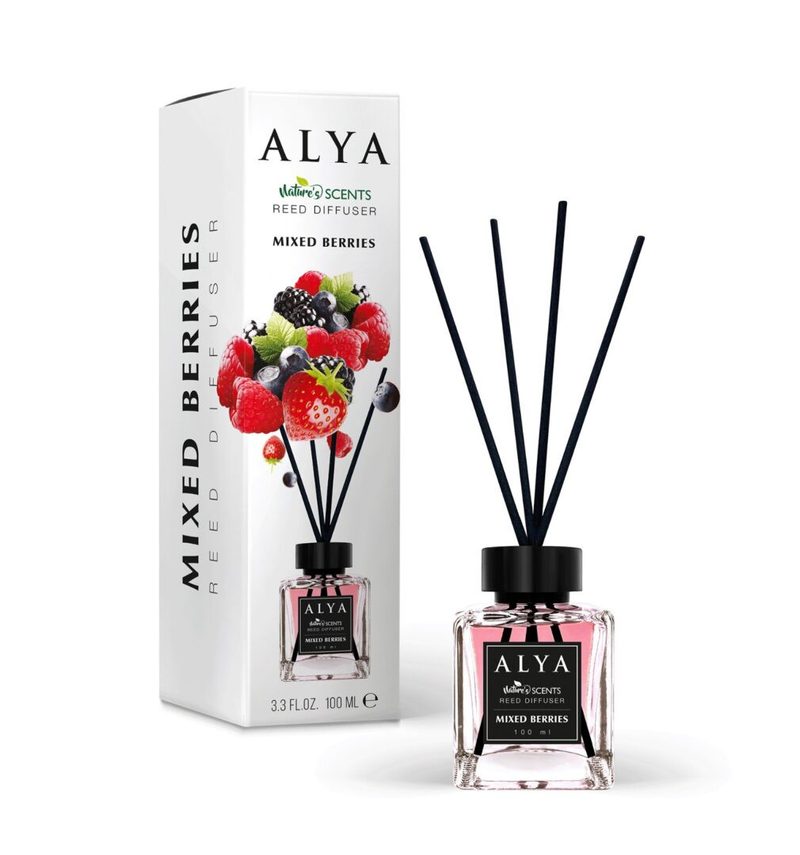 ALYA nature's scents αρωματικό χώρου με στικ mixed berries 100ml – Αρωματικά Χώρου