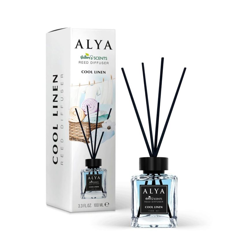 ALYA nature's scents αρωματικό χώρου με στικ cool linen 100ml – Αρωματικά Χώρου