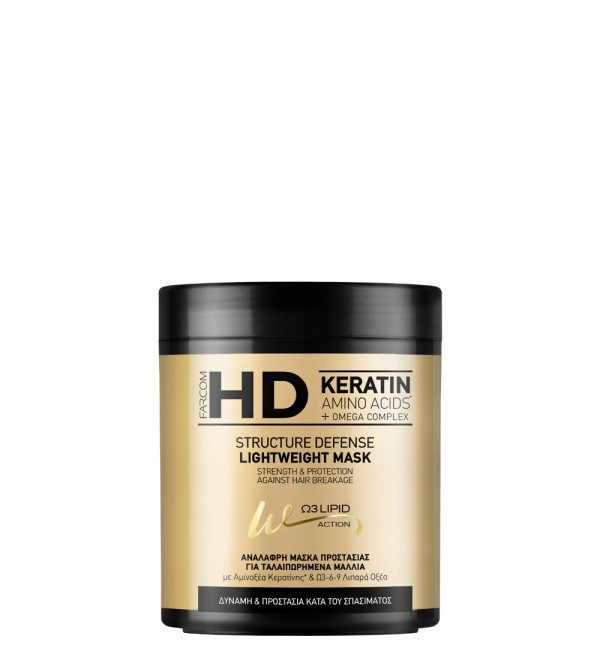 FARCOM HD μάσκα μαλλιών structure defence 1lt – Μάσκες Μαλλιών