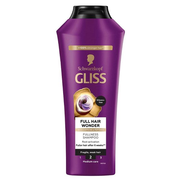 SCHWARZKOPF Gliss σαμπουάν full hair wonder 400ml