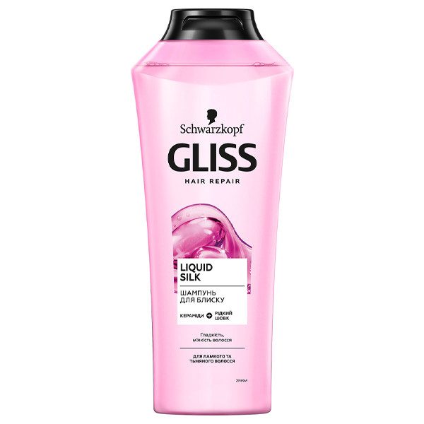 SCHWARZKOPF Gliss σαμπουάν liquid silk 400ml