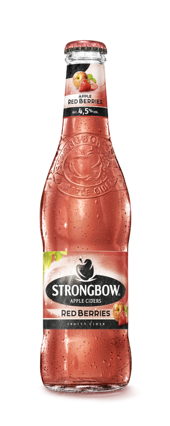 STRONGBOW μηλίτης φιάλη red berries 330ml – Μπύρες