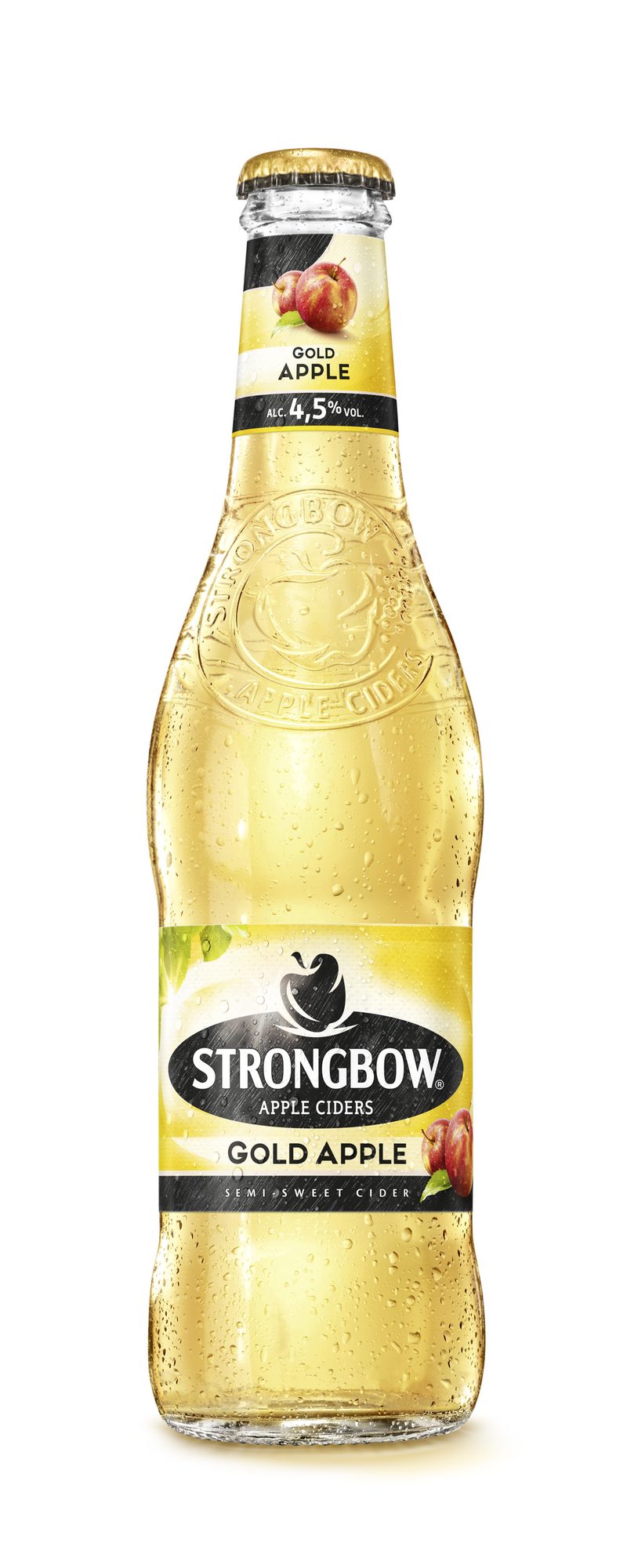 STRONGBOW μηλίτης φιάλη gold apple 330ml – Μπύρες