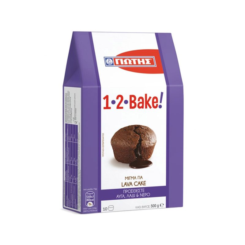 ΓΙΩΤΗΣ 1-2 bake μείγμα για lava cake 500gr – Γιώτης – Έτοιμα Μείγματα για Γλυκά