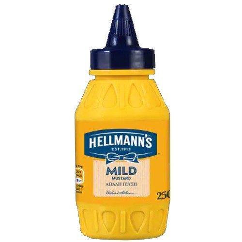 HELLMANN'S μουστάρδα απαλή 250gr – Σάλτσες και Dressings