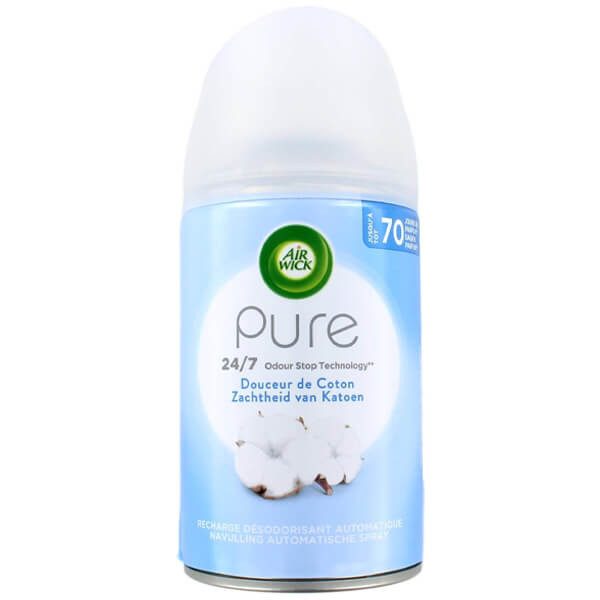 AIR WICK Freshmatic ανταλλακτικό αποσμητικό χώρου Soft Cotton 250ml – Αρωματικά Χώρου