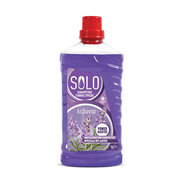 SOLO υγρό καθαριστικό πατώματος με λεβάντα 1lt – Καθαριστικά Επιφανειών