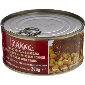 ΖΑΝΑΕ βοδινό κρέας με φασόλια 280gr – Ζαναέ – Τρόφιμα Μακράς Συντήρησης